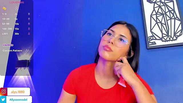 alysson 18 online show from 11, 3, 2025