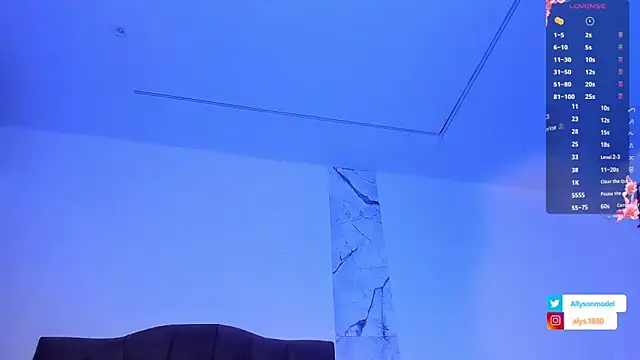 alysson 18 online show from 8, 1, 2026