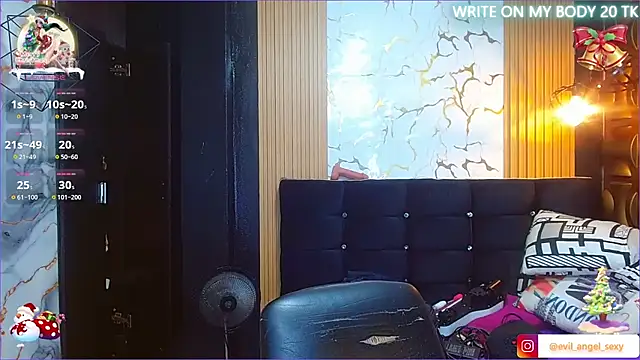 angel sexyevil online show from 21, 12, 2025