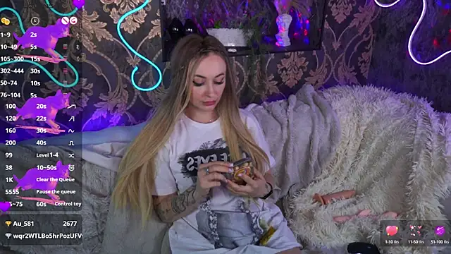 GraceCandy online show from 23, 2, 2025