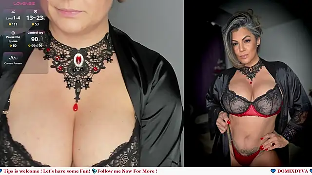 Domixdyva online show from 1, 10, 2025