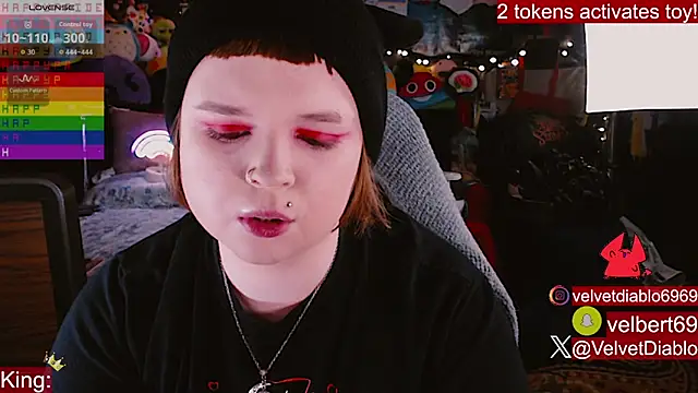 VelvetDiablo online show from 9, 6, 2026