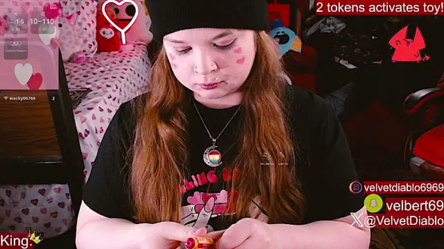 VelvetDiablo online show from 12, 2, 2026