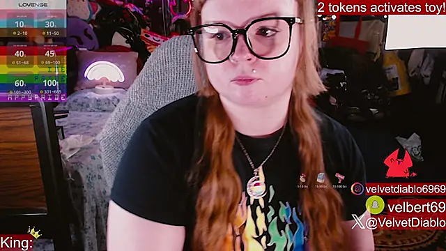 VelvetDiablo online show from 1, 7, 2026