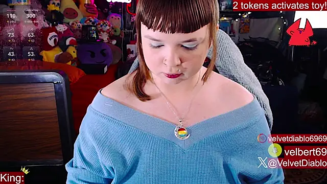 VelvetDiablo online show from 7, 1, 2026