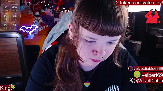 VelvetDiablo online show from 9, 9, 2025