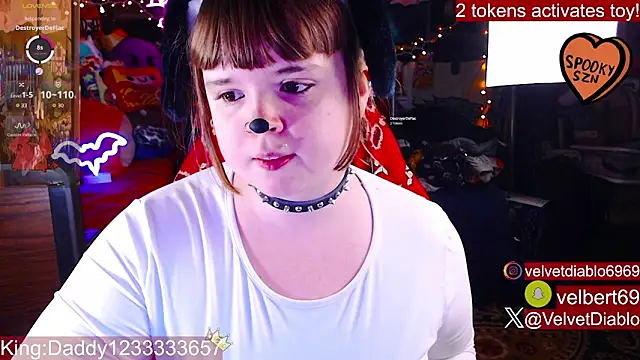 VelvetDiablo online show from 1, 10, 2025