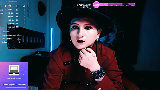 Marieblueeyes online show from 5, 3, 2026