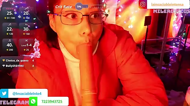 Snapshot of LaInsaciableIntensa chatting on 28, 11, 2025 LaInsaciableIntensa online show from 28, 11, 2025