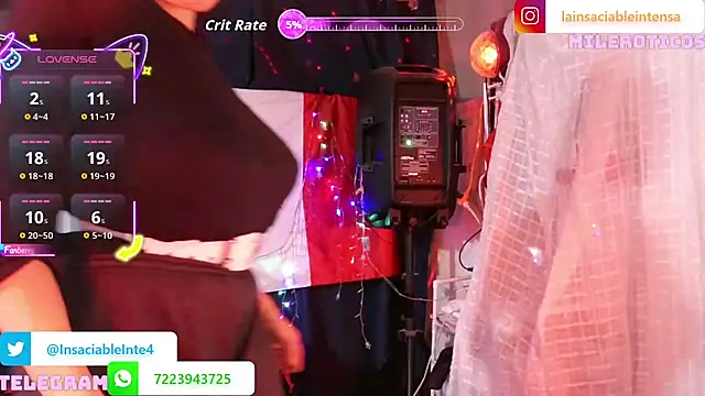 LaInsaciableIntensa online show from 8, 3, 2026