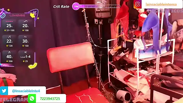 LaInsaciableIntensa online show from 16, 5, 2026