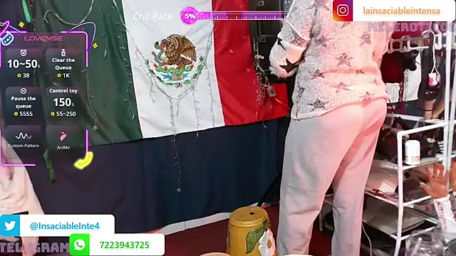 LaInsaciableIntensa online show from 5, 4, 2026