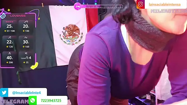 LaInsaciableIntensa online show from 2, 4, 2026