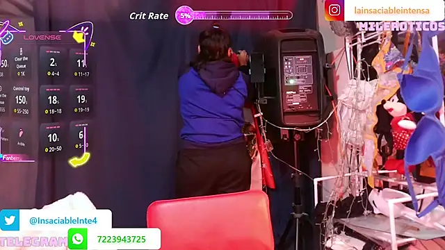 LaInsaciableIntensa online show from 27, 5, 2026