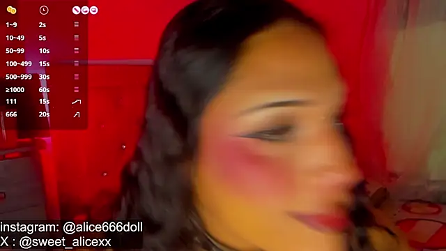 SWEET ALICEXX online show from 29, 5, 2026
