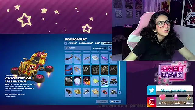 Abysparadise online show from 5, 12, 2025