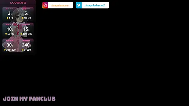 ninapoledance online show from 23, 2, 2025