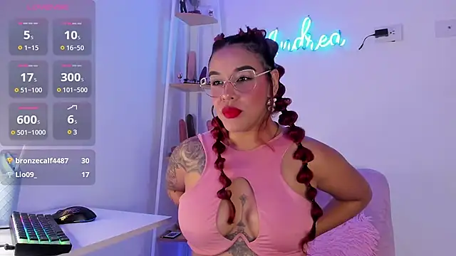 andrea lopezz  online show from 24, 2, 2025