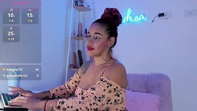 andrea lopezz  online show from 7, 3, 2025