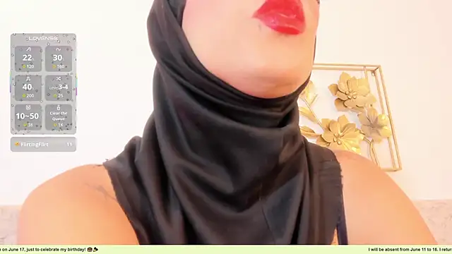Snapshot of hanajameela chatting on 9, 6, 2026 hanajameela online show from 9, 6, 2026