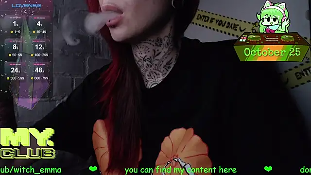 Witch Emma online show from 25, 10, 2025