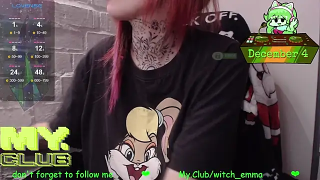 Witch Emma online show from 4, 12, 2025