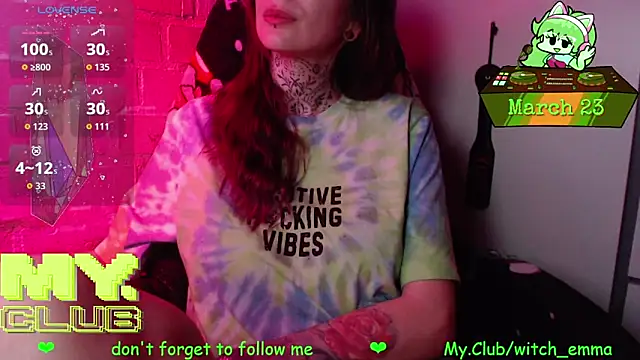 Witch Emma online show from 23, 3, 2026