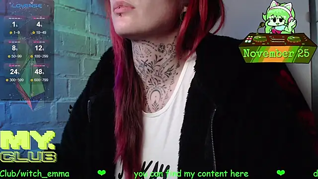 Witch Emma online show from 25, 11, 2025