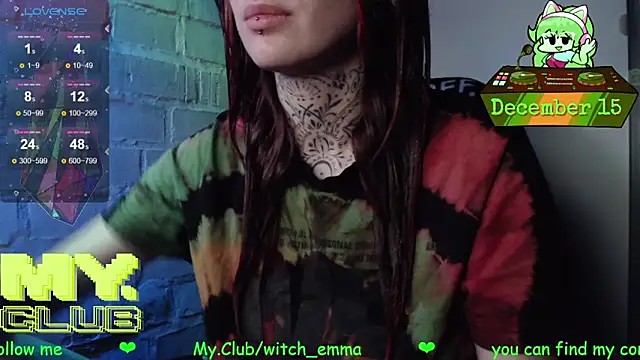 Witch Emma online show from 15, 12, 2025