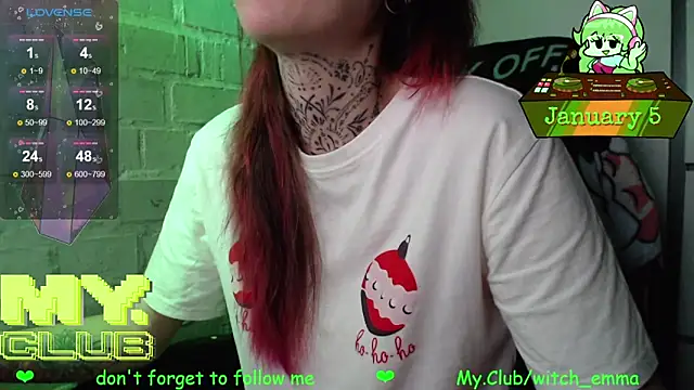 Witch Emma online show from 5, 1, 2026