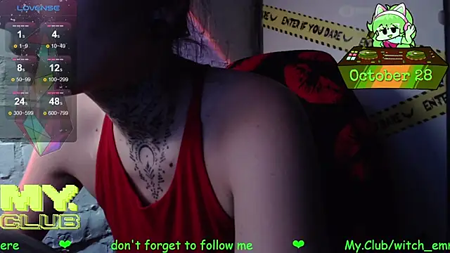 Witch Emma online show from 28, 10, 2025