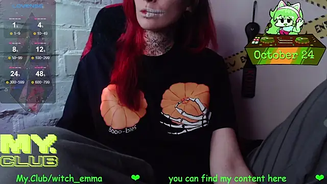 Witch Emma online show from 24, 10, 2025