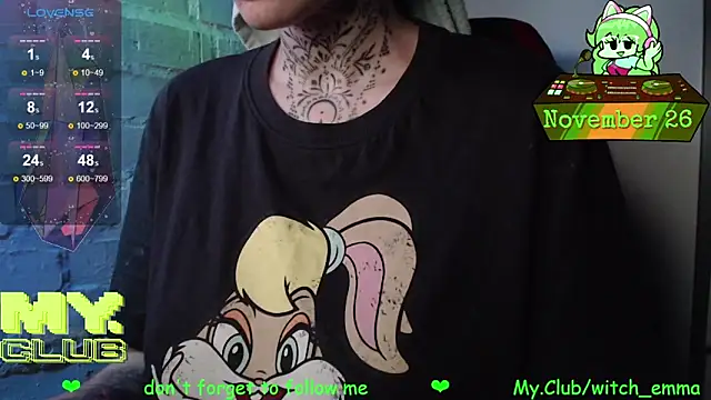 Witch Emma online show from 26, 11, 2025