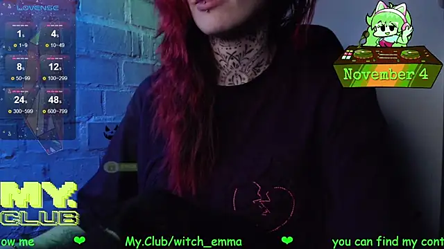 Witch Emma online show from 4, 11, 2025