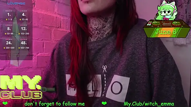 Witch Emma online show from 6, 6, 2026