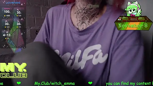 Witch Emma online show from 8, 11, 2025