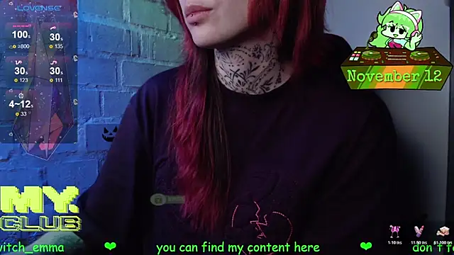 Witch Emma online show from 12, 11, 2025