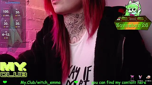 Witch Emma online show from 26, 11, 2025