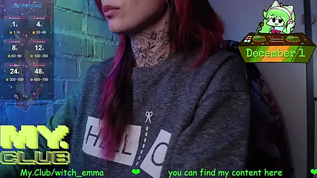 Witch Emma online show from 1, 12, 2025