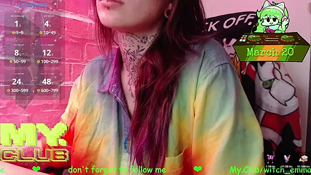 Witch Emma online show from 20, 3, 2026