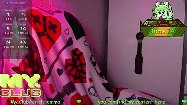 Snapshot of Witch_Emma chatting on 14, 6, 2026 Witch Emma online show from 14, 6, 2026
