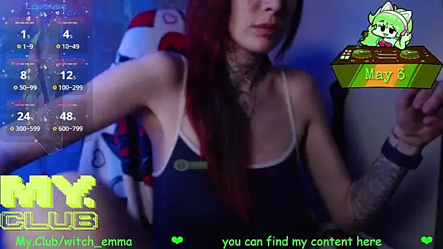 Witch Emma online show from 3, 5, 2026