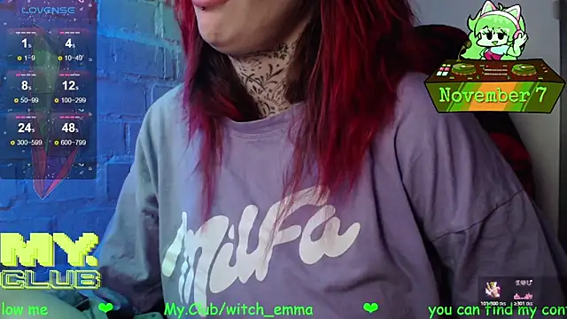 Witch Emma online show from 7, 11, 2025