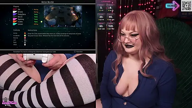 Snapshot of evamila chatting on 11, 1, 2026 evamila online show from 11, 1, 2026