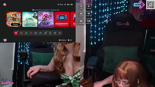 Snapshot of evamila chatting on 17, 12, 2025 evamila online show from 17, 12, 2025