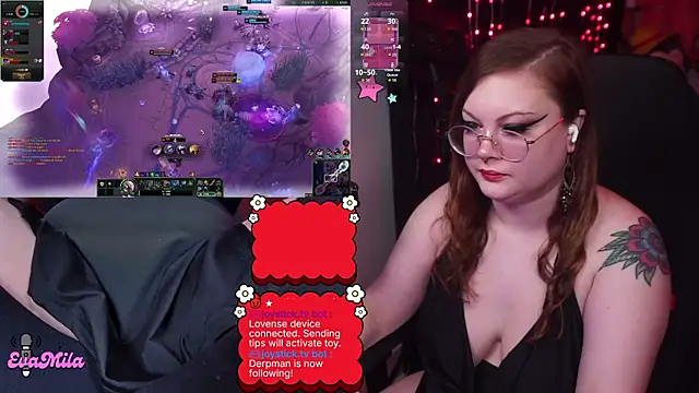 Snapshot of evamila chatting on 25, 2, 2026 evamila online show from 25, 2, 2026