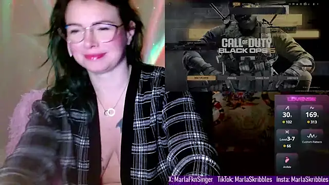 MarlaFknSinger online show from 15, 1, 2025