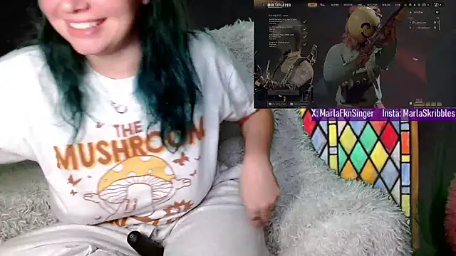 MarlaFknSinger online show from 19, 1, 2025