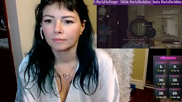 MarlaFknSinger online show from 17, 1, 2025