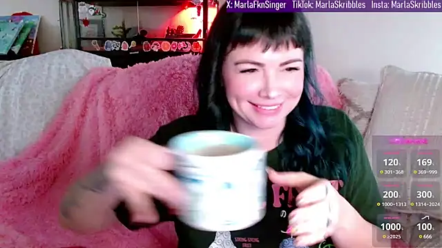 MarlaFknSinger online show from 17, 1, 2025